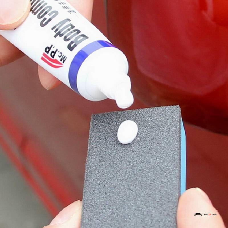Car Scratch Hiding Polishing Paste with Sponge 