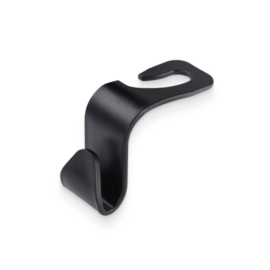 Black Plastic Car Headrest Bag Hooks